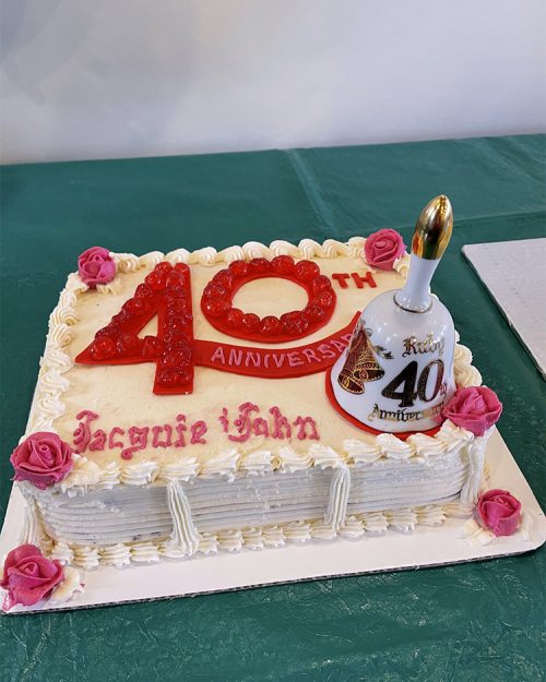 John & Jacquie Celebrate their 40th Anniversary