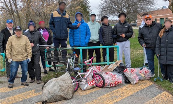 Mount Joy Pond Spring Cleanup
