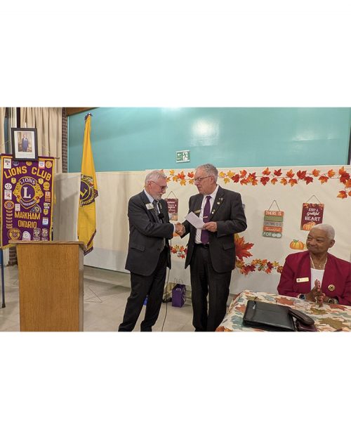 PID Lion Tom Gordon Visit, Oct. 2025